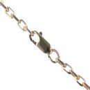 9ct Yellow Gold Elongated Belcher Chain 18"