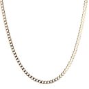 9ct Yellow Gold Curb Chain 18"