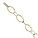 18ct Yellow Gold Fancy Bracelet 7.5"