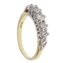18ct Yellow Gold 0.50ct Brilliant Cut Diamond Five Stone Ring