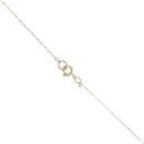 9ct Yellow Gold Floral Locket and Chain 18"