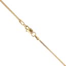 22ct Yellow and White Gold Beaded Fancy Chain 18"