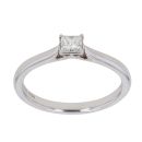18ct White Gold 0.25ct Brilliant Cut Diamond Solitaire Ring