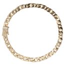 9ct Yellow Gold Curb Bracelet 7.5"