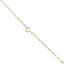 9ct Yellow Gold 0.33ct Brilliant Cut Diamond Trilogy Wave Pendant And Chain 18"