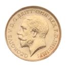 1912 George V Large Head UK Half Sovereign Coin