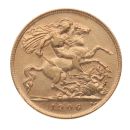 1906 Edward VII Large HeadUK Half Sovereign Coin
