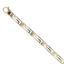 9ct Yellow Gold Greek Key Bracelet 7"
