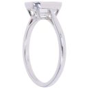 9ct White Gold 2.00ct Lab Grown Diamond Emerald Cut Solitaire Ring