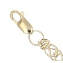 9ct Yellow Gold Celtic Fancy Bracelet 7.5"