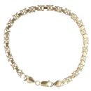 9ct Yellow Gold Byzantine Bracelet 7.5"