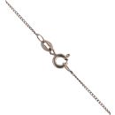 9ct White Gold 0.10ct Diamond Cluster Pendant and Chain 20"