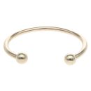 9ct Yellow Gold Plain Torque Bangle