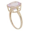 9ct Yellow Gold Kunzite Single Stone Ring