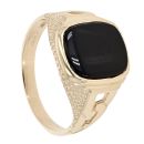 9ct Yellow Gold Onyx Signet Ring