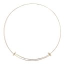 14ct Yellow Gold Expanding Patterned Bangle