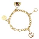 18ct Yellow Gold Gucci Charm Bracelet 8"