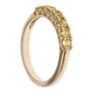 9ct Yellow Gold Yellow Topaz Eternity Ring