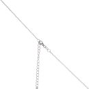 Sterling Silver Cubic Zirconia Star Pendant and Chain 16" by Icesia