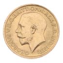 1914 George V Large Head UK Full Sovereign Coin
