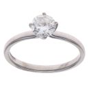 18ct White Gold 0.75ct Brilliant Cut Diamond Solitaire Ring