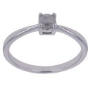 9ct White Gold 0.25ct Brilliant Cut Diamond Solitaire Ring