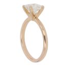 18ct Yellow Gold 1.02ct Princess Cut Diamond Solitaire Ring