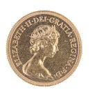 1981 Elizabeth II Decimal Portrait UK Full Sovereign Coin
