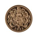 2022 Elizabeth II Fifth Portrait UK Full Sovereign Coin