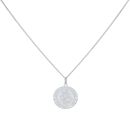Silver St Christopher Pendant and Chain 18" By Icesia