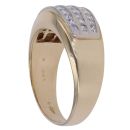 14ct Yellow Gold 1.00ct Princess Cut Diamond Fancy Ring