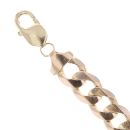 9ct Yellow Gold Curb Bracelet 9"