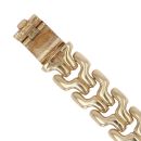9ct Yellow Gold Fancy Line Bracelet 8"