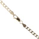 9ct Yellow Gold Square Curb Chain 20"