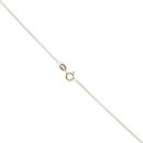 9ct Yellow Gold 0.35ct Diamond Quatrefoil Pendant and Integral Chain 16" by Anya Belle