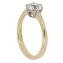 18ct Yellow Gold 1.10ct Brilliant Cut Diamond Solitaire Ring