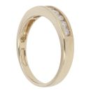 9ct Yellow Gold 0.25ct Brilliant Cut Diamond Eternity Ring