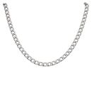 Unique & Co Stainless Steel Matte And Polished Curb Chain 20"