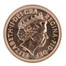 2013 Elizabeth II Fourth Portrait UK Full Sovereign Coin