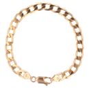 9ct Yellow Gold Curb Bracelet 8"