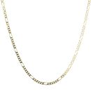 18ct Yellow Gold Figaro Chain 24"