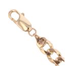 9ct Yellow Gold Curb Bracelet 8"