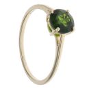 9ct Yellow Gold Diopside Single Stone Ring