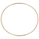 9ct Yellow Gold Plain Hinged Bangle