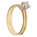 18ct Yellow Gold 0.30ct Brilliant Cut Diamond Solitaire Ring