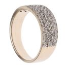 9ct Yellow Gold 0.40ct Brilliant Cut Diamond Fancy Ring