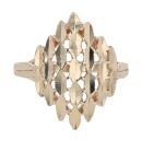 9ct Yellow Gold Patterned Fancy Ring