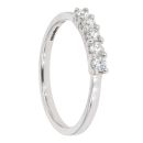 9ct White Gold Certificated 5 Stone Diamond Ring