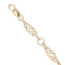 9ct Yellow Gold Celtic Fancy Bracelet 7.5"