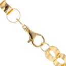 Silver Gold Plated Patterned And Plain Belcher Chain 24"